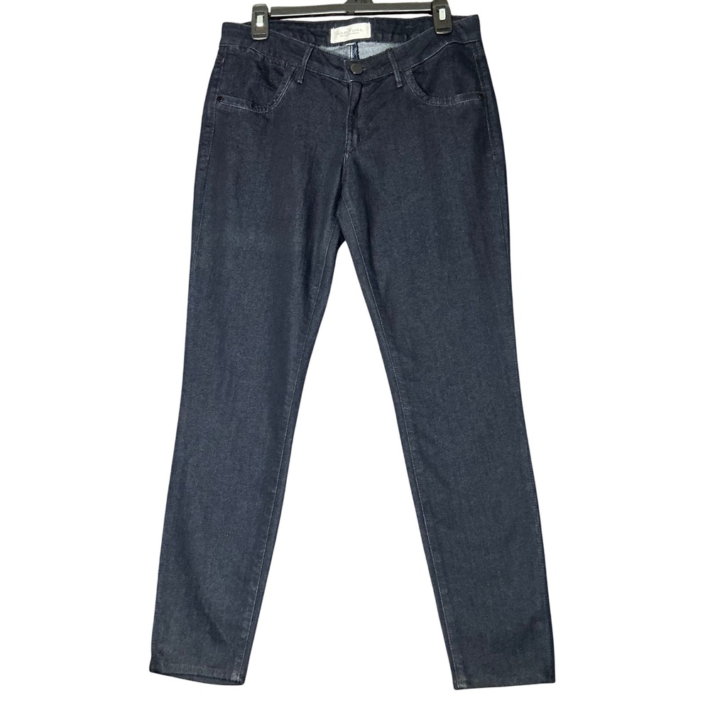 Habitual Midnight Dark Wash Skinny Jeans Women Size 30 H303-724 Made in USA